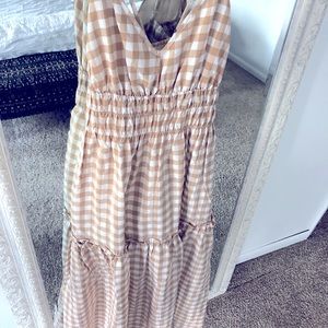 Gingham Maxi Dress